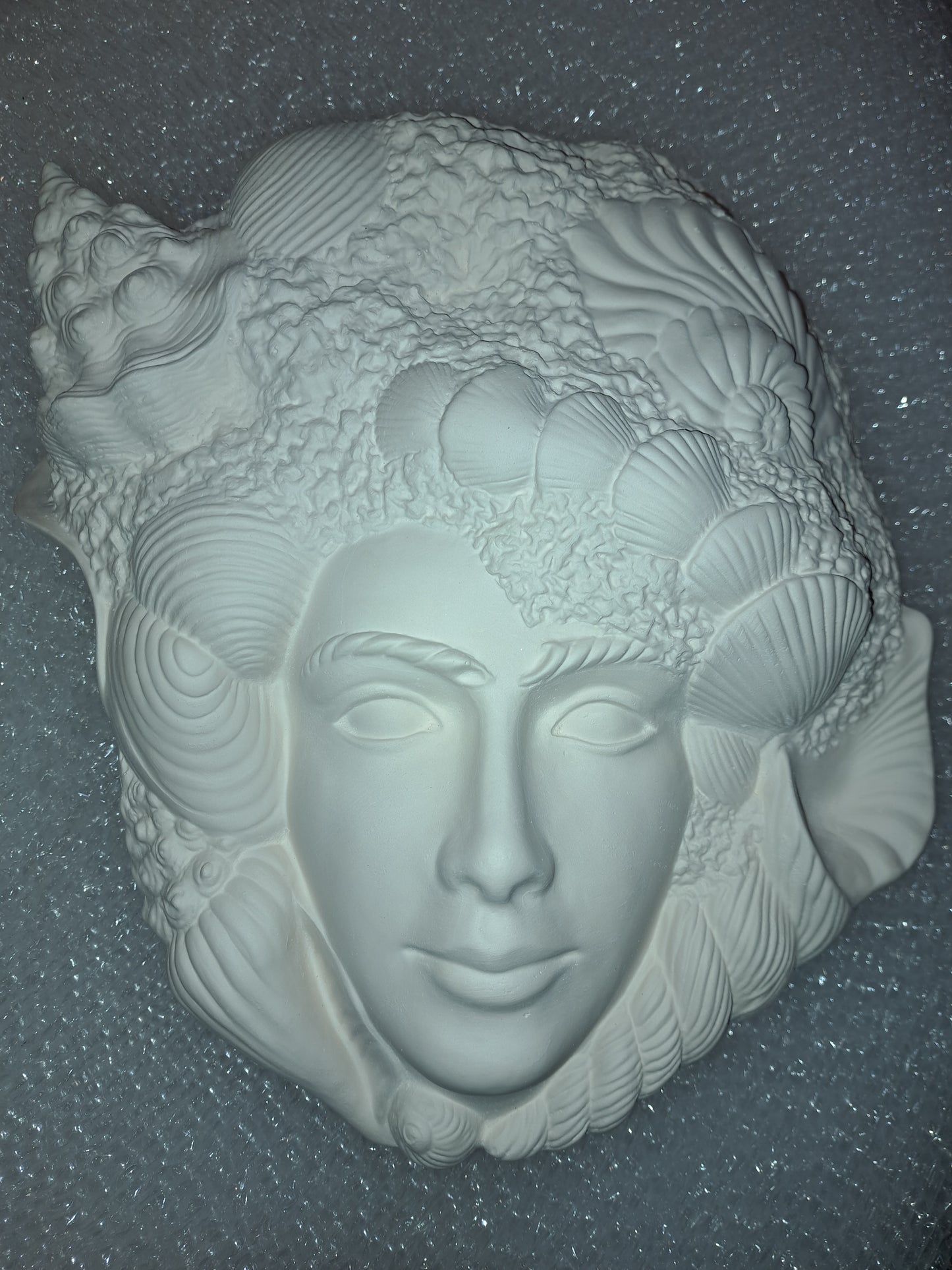 Ceramic Ready To Paint Seashell Face