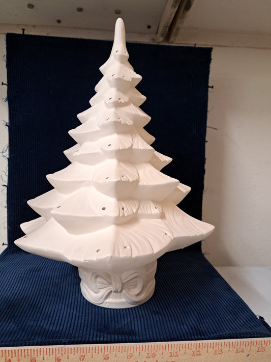 Ceramic Ready To Paint Bow Tree