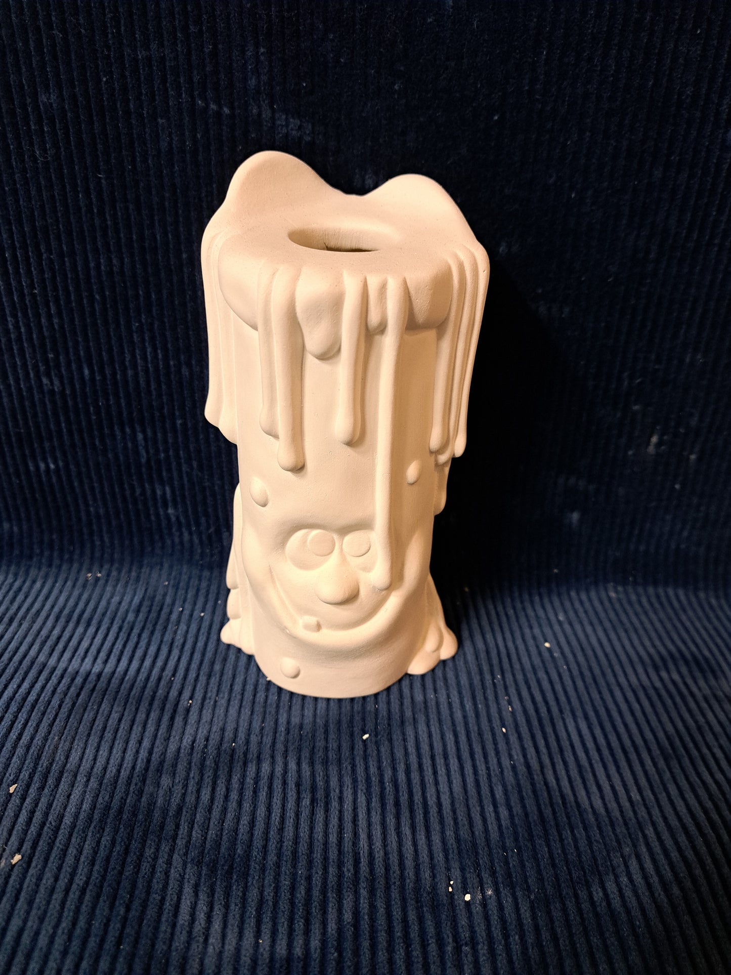 Ceramic Ready To Paint Happy Candle