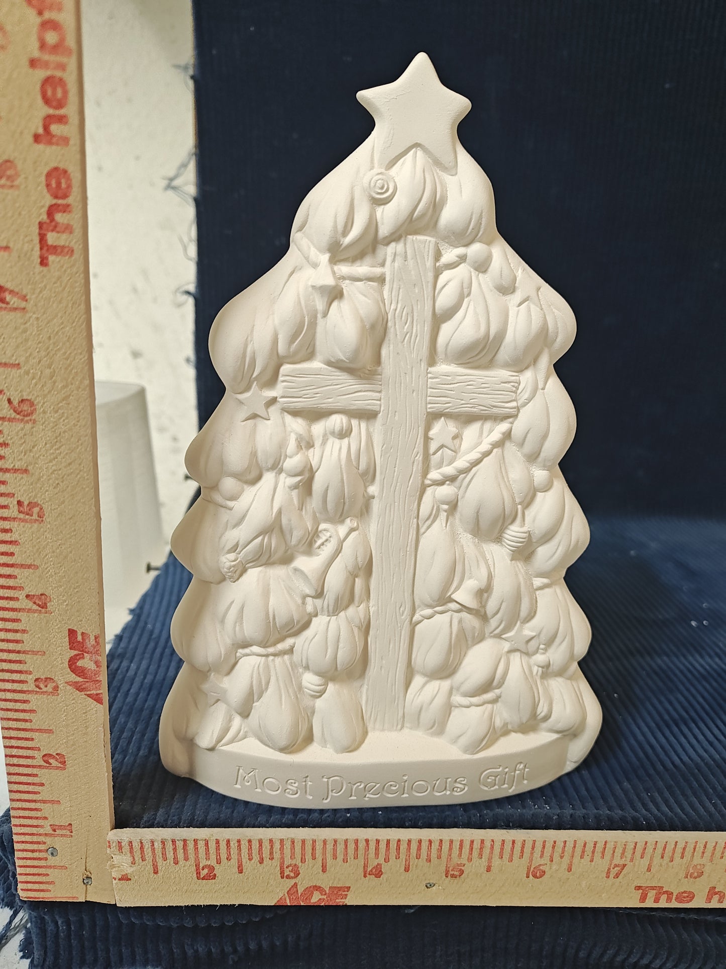 Ceramic Ready to Paint Cross Tree