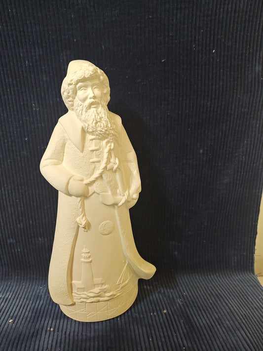 Ceramic Ready to Paint Nautical Santa