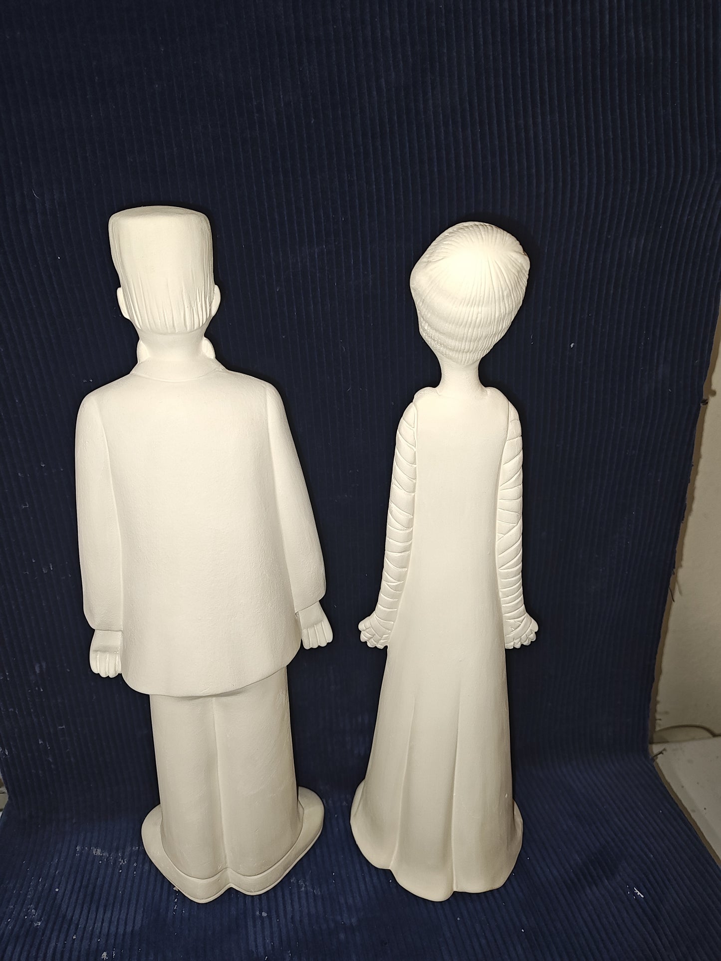 Ceramic Ready to Paint Mr & Mrs. Monster