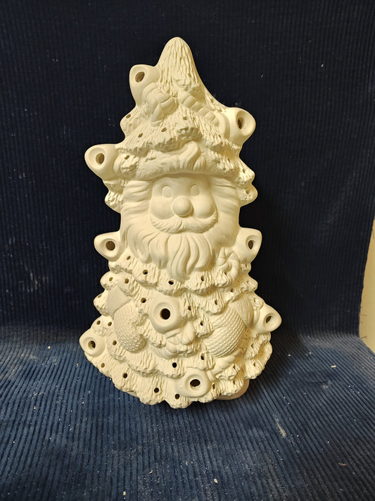 Ceramic Ready to Paint Santa Tree