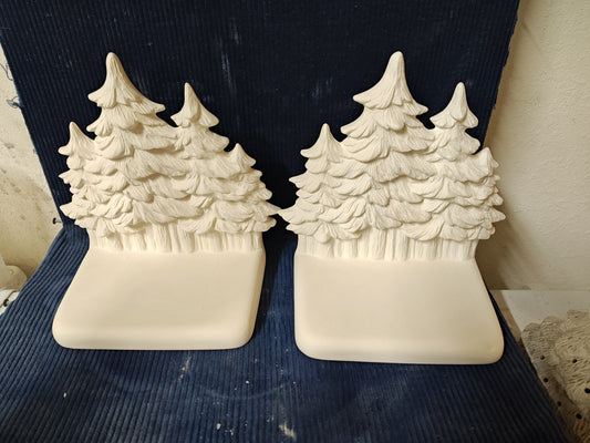 Ceramic Ready to Paint Tree Bookend