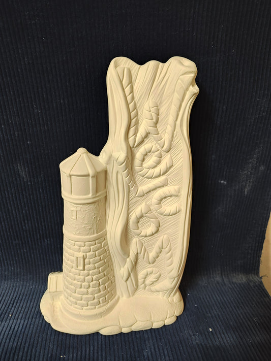 Ceramic Ready to Paint Welcome Lighthouse