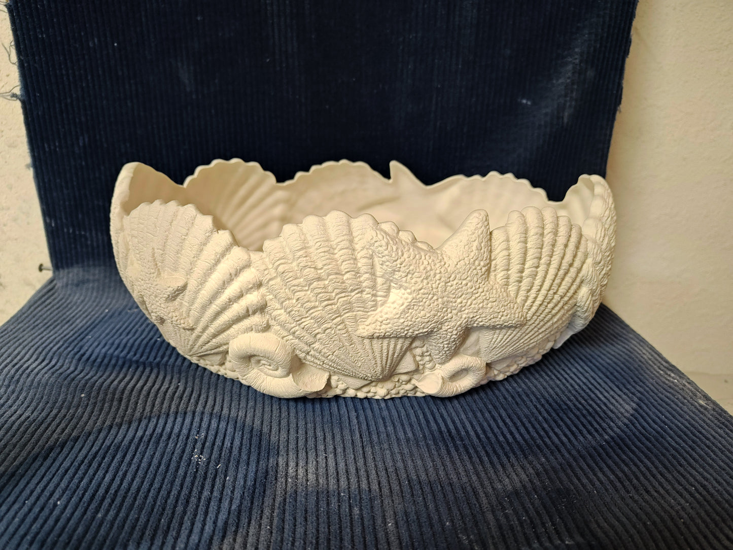 Ceramic Ready to Paint Vintage Seashell Dish