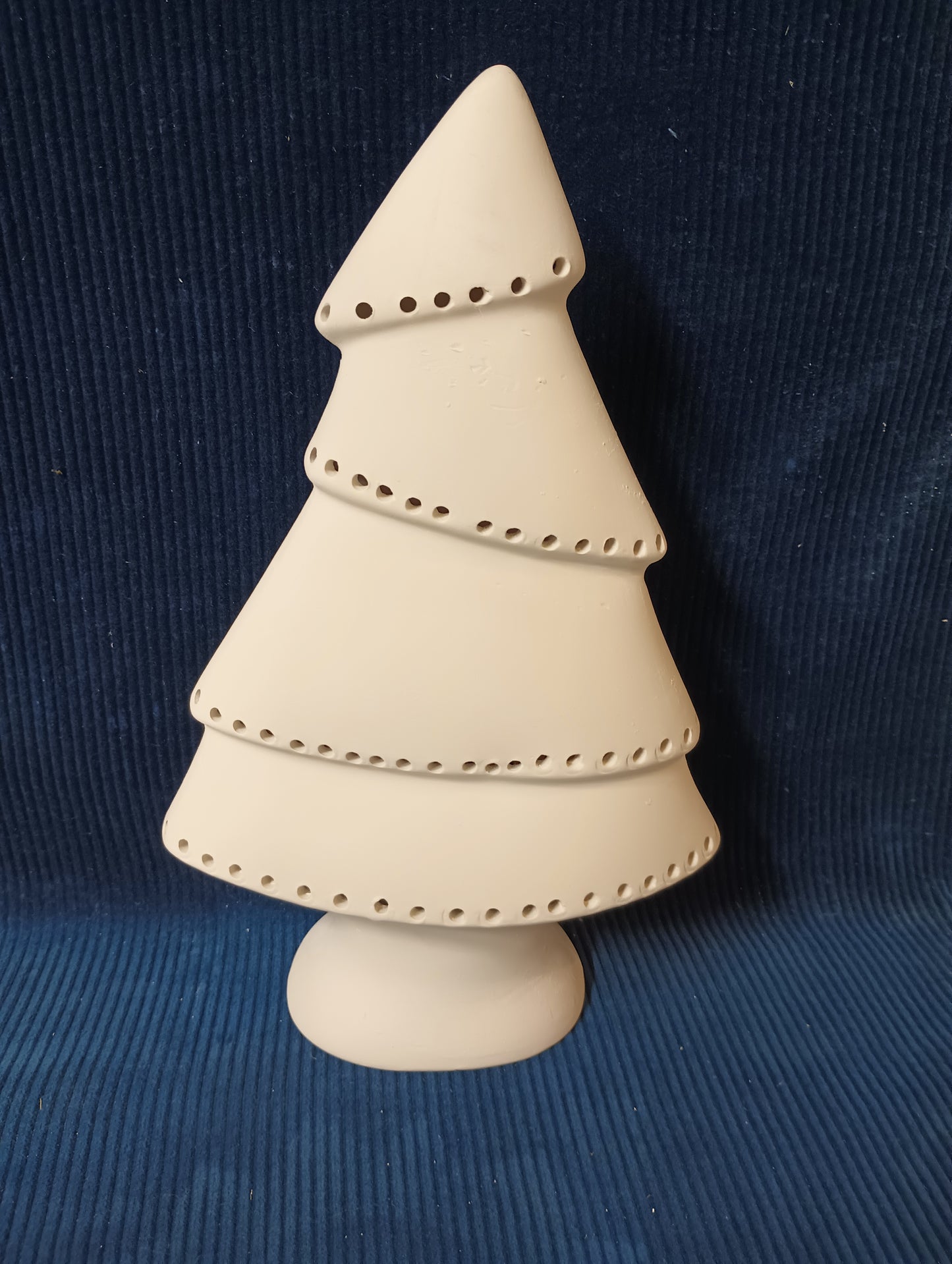 Ceramic Ready To Paint Zig-Zag Tree