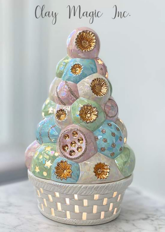 Ceramic Ready to Paint Ornament Stack Tree PRE-ORDER