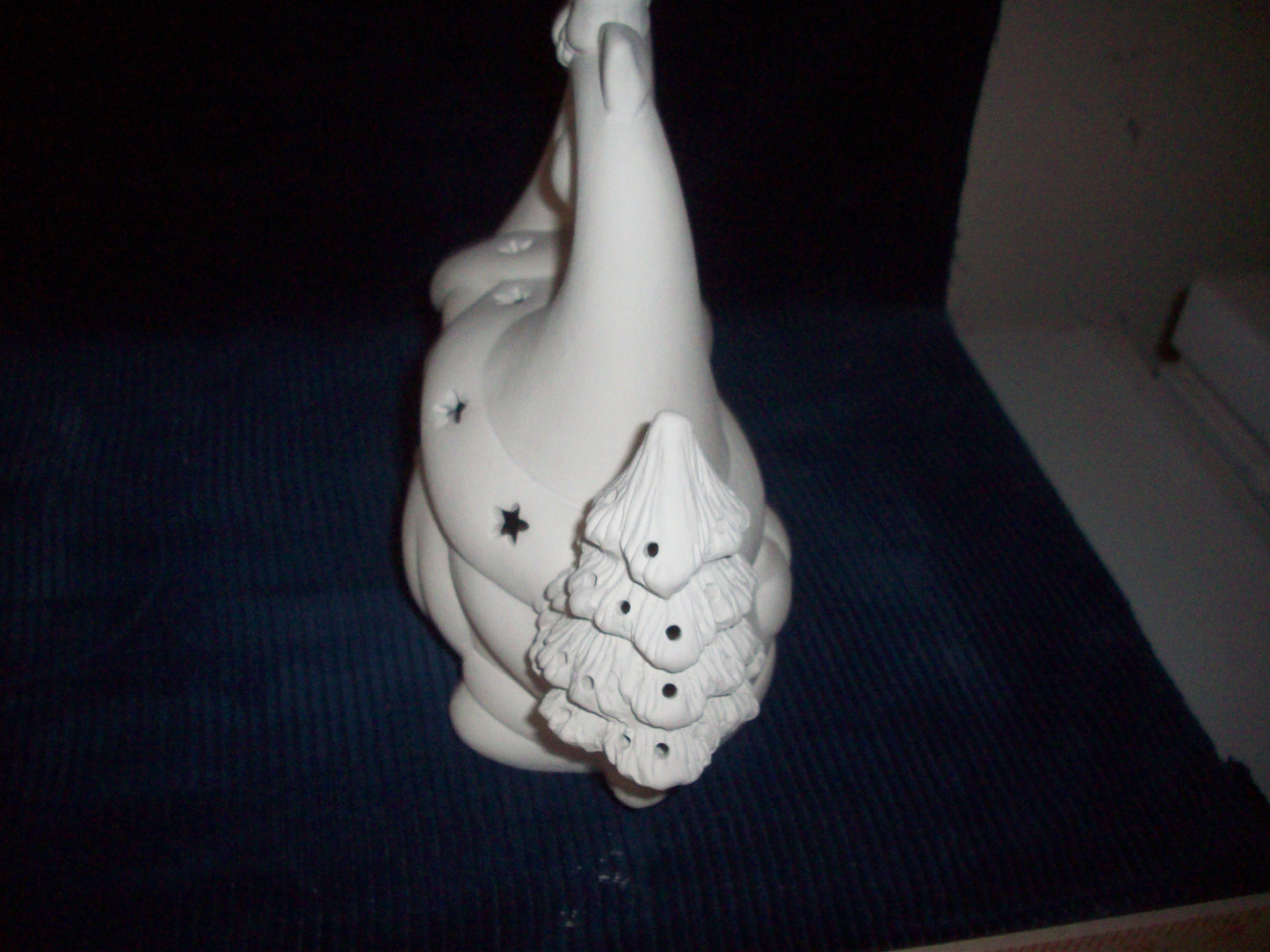 Ceramic Ready To Paint Claus Kissing Gnome