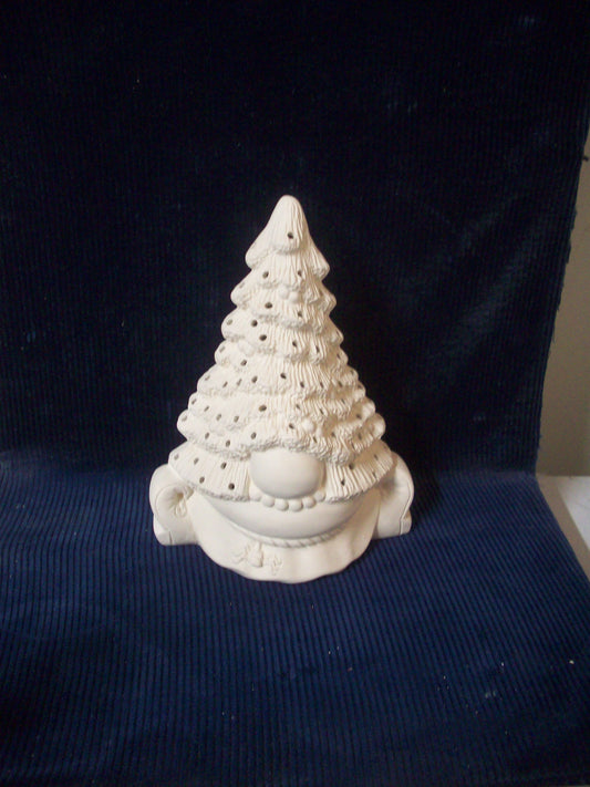 Ceramic Ready To Paint Witch Gnome Tree