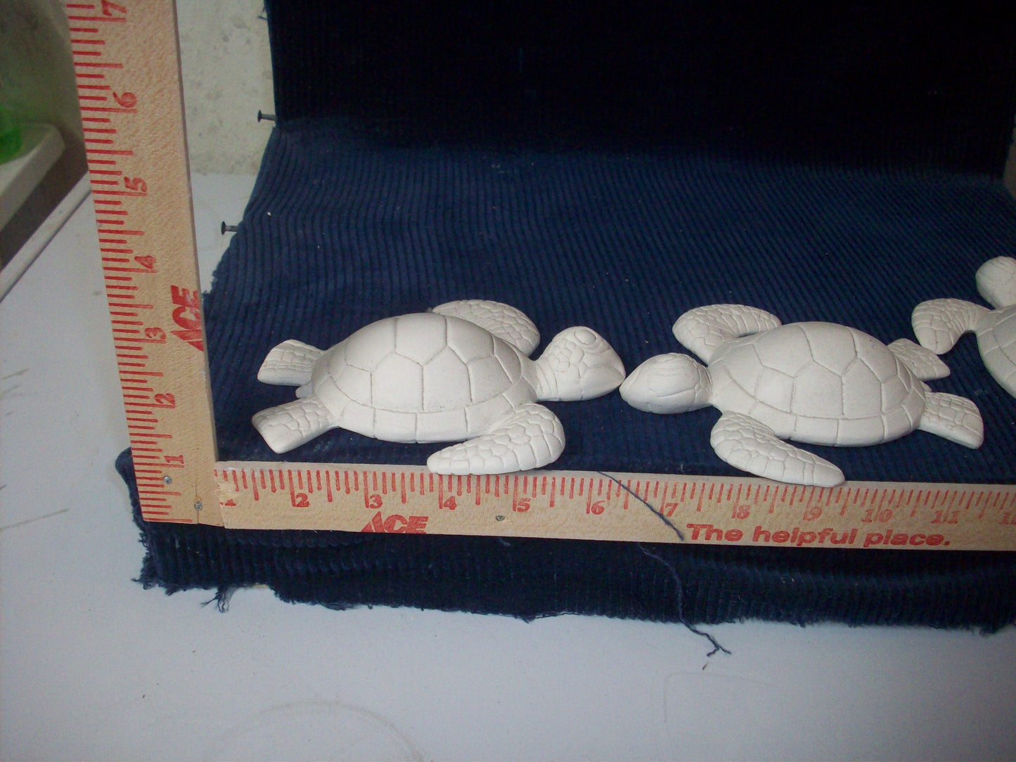 Ceramic Ready To Paint Sea Turtles Set of Three