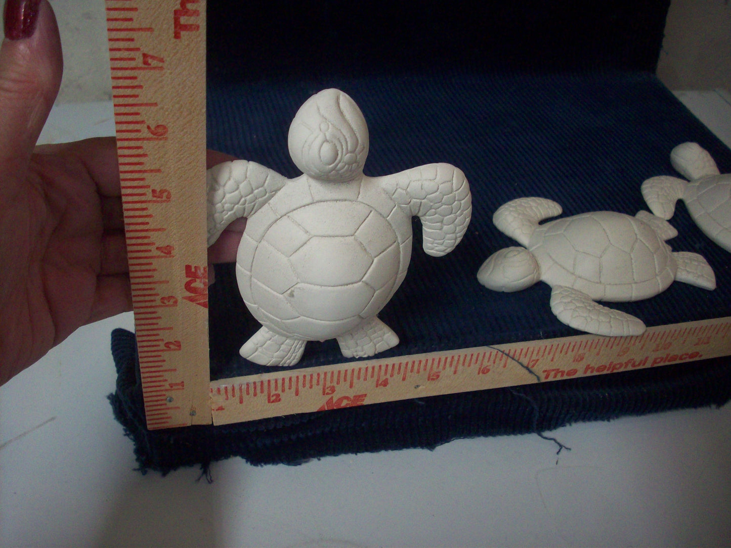 Ceramic Ready To Paint Sea Turtles Set of Three