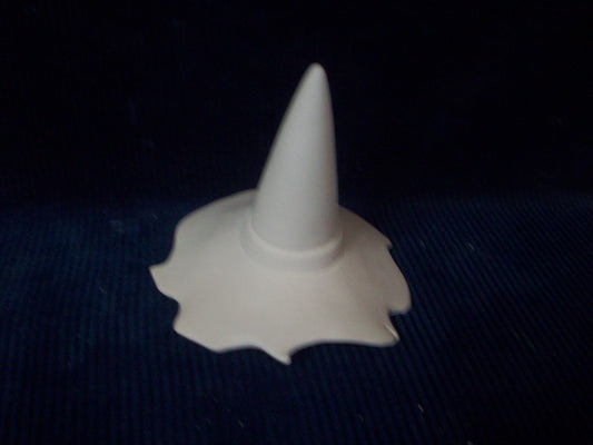 Ceramic Ready To Paint Witches Hat Tree Topper