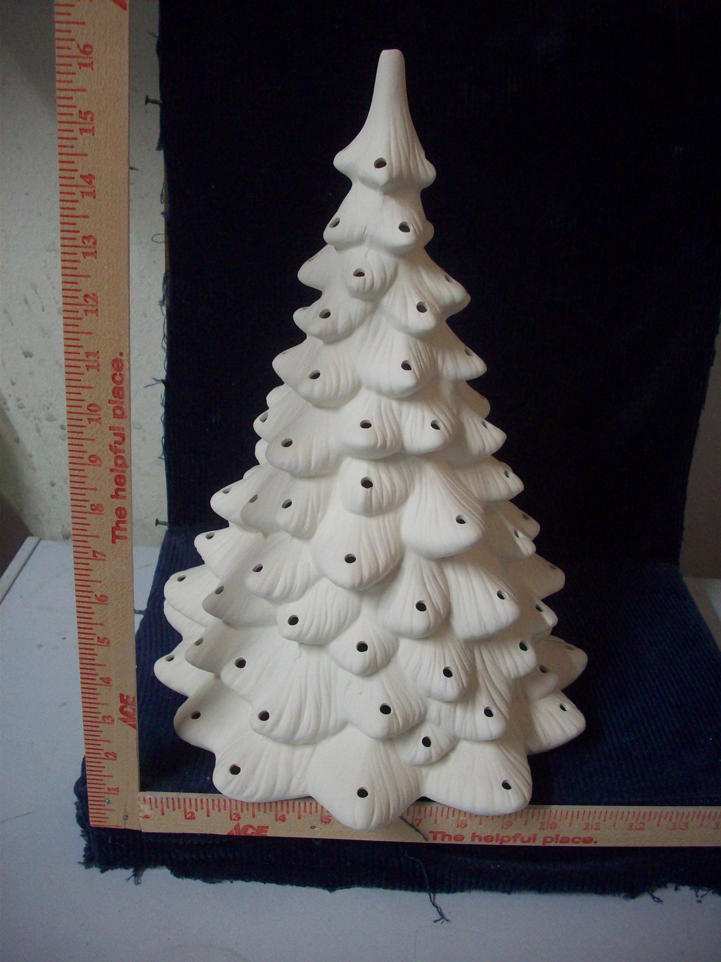 Ceramic Ready To Paint Vintage Large Atlantic Tree without Base