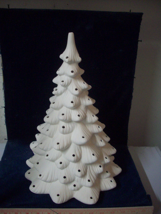 Ceramic Ready To Paint Vintage Large Atlantic Tree without Base