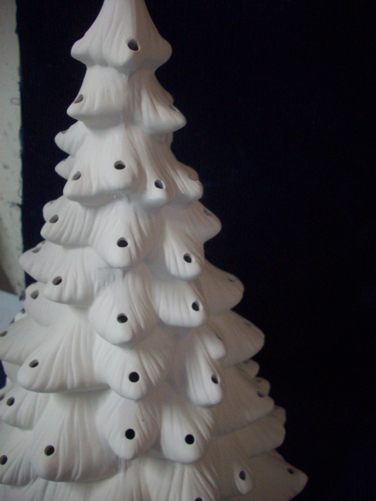 Ceramic Ready To Paint Vintage Large Atlantic Tree without Base