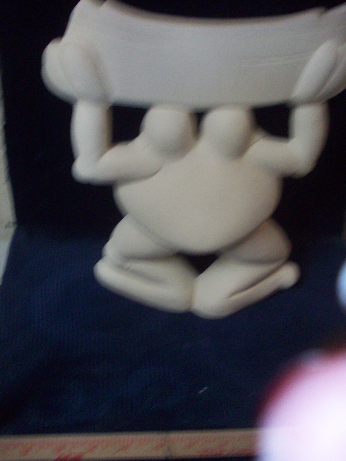 Ceramic Ready To Paint Welcome Frog