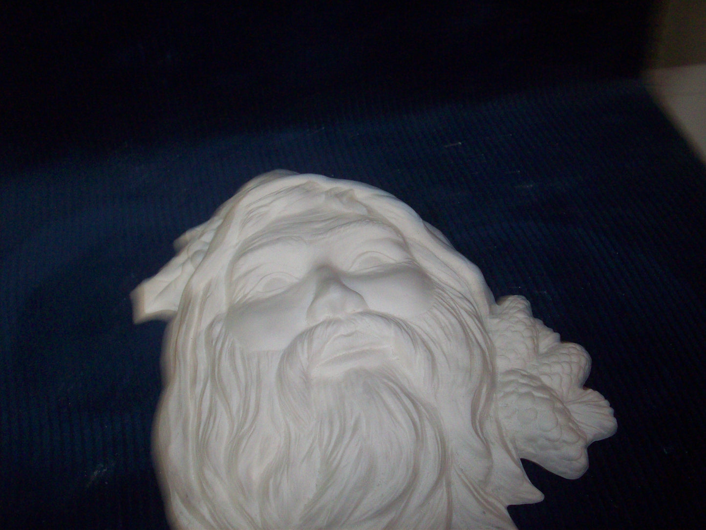 Ceramic Ready To Paint Pine Cone Santa Face