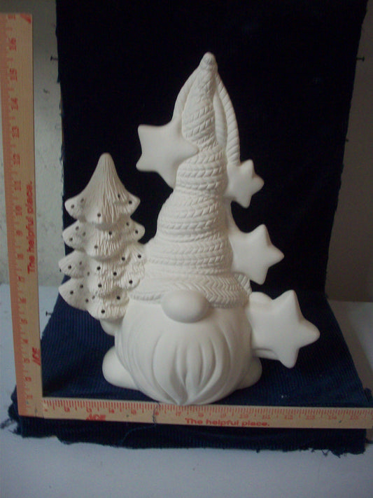 Ceramic Ready To Paint Olaf Tree Gnome