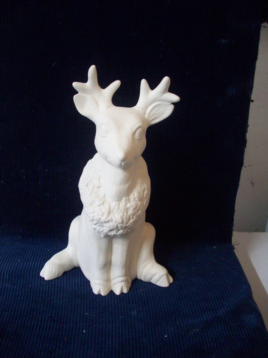 Ceramics Ready to Paint Wreath Reindeer