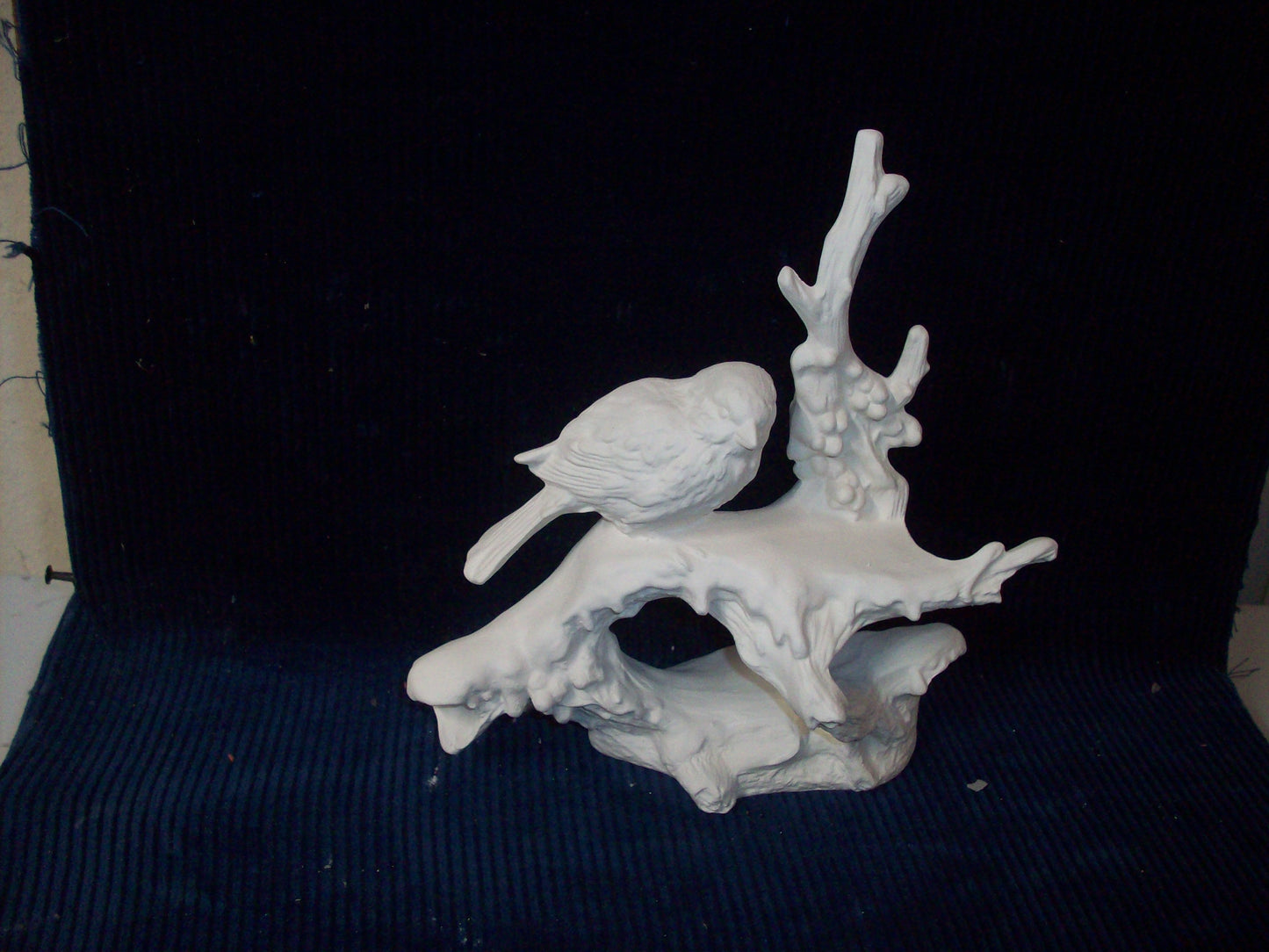 Ceramic Ready To Paint Bird on Tree Branch