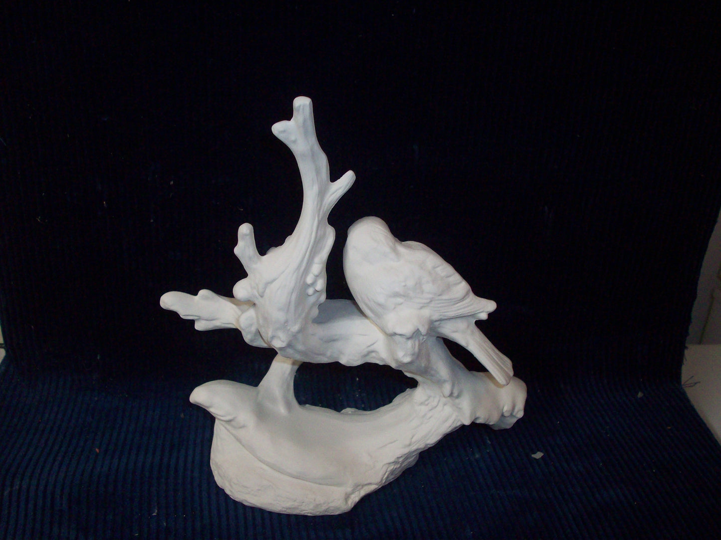 Ceramic Ready To Paint Bird on Tree Branch