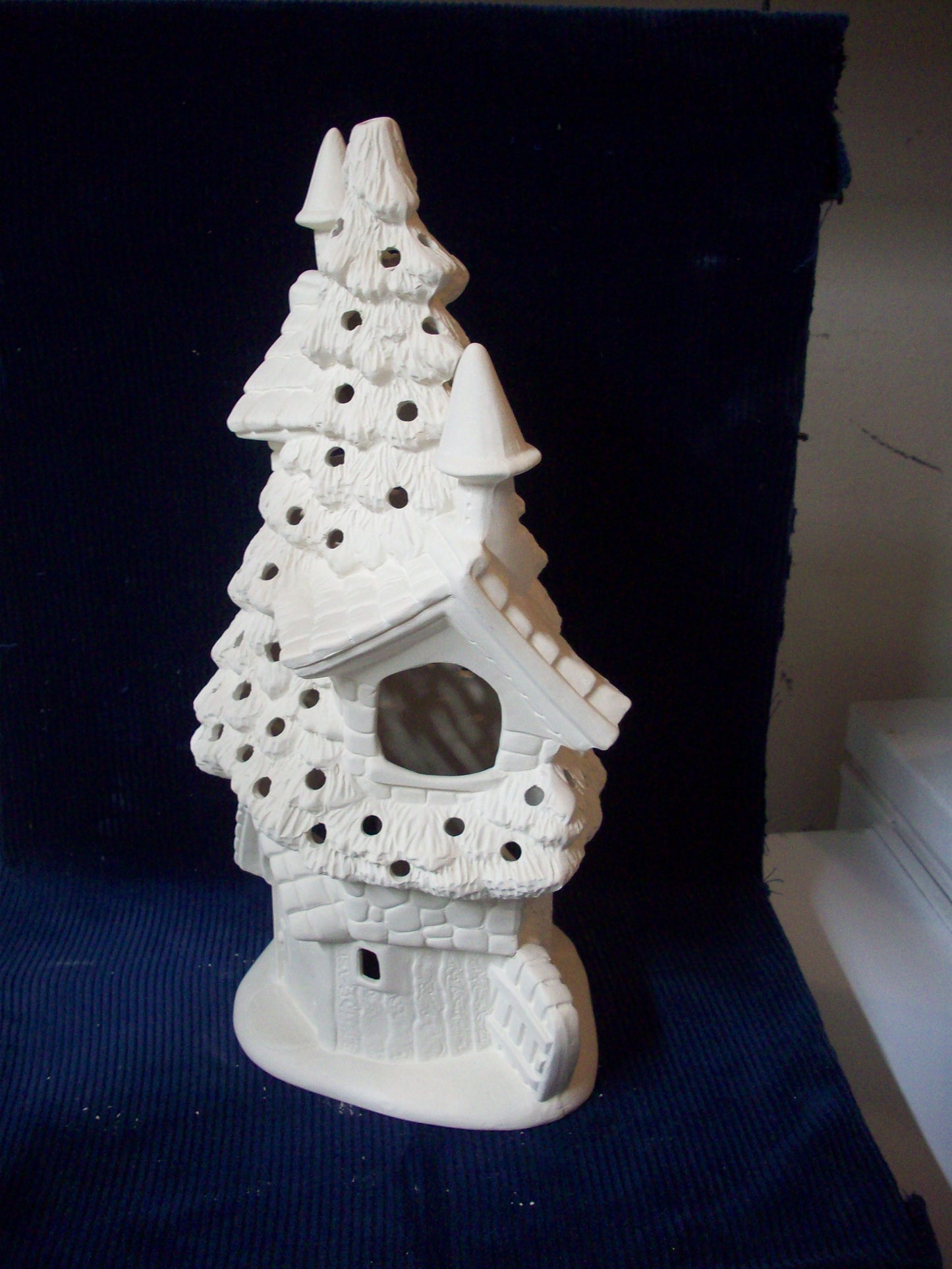 Ceramic Ready To Paint Christmas Grand Spruce Lodge