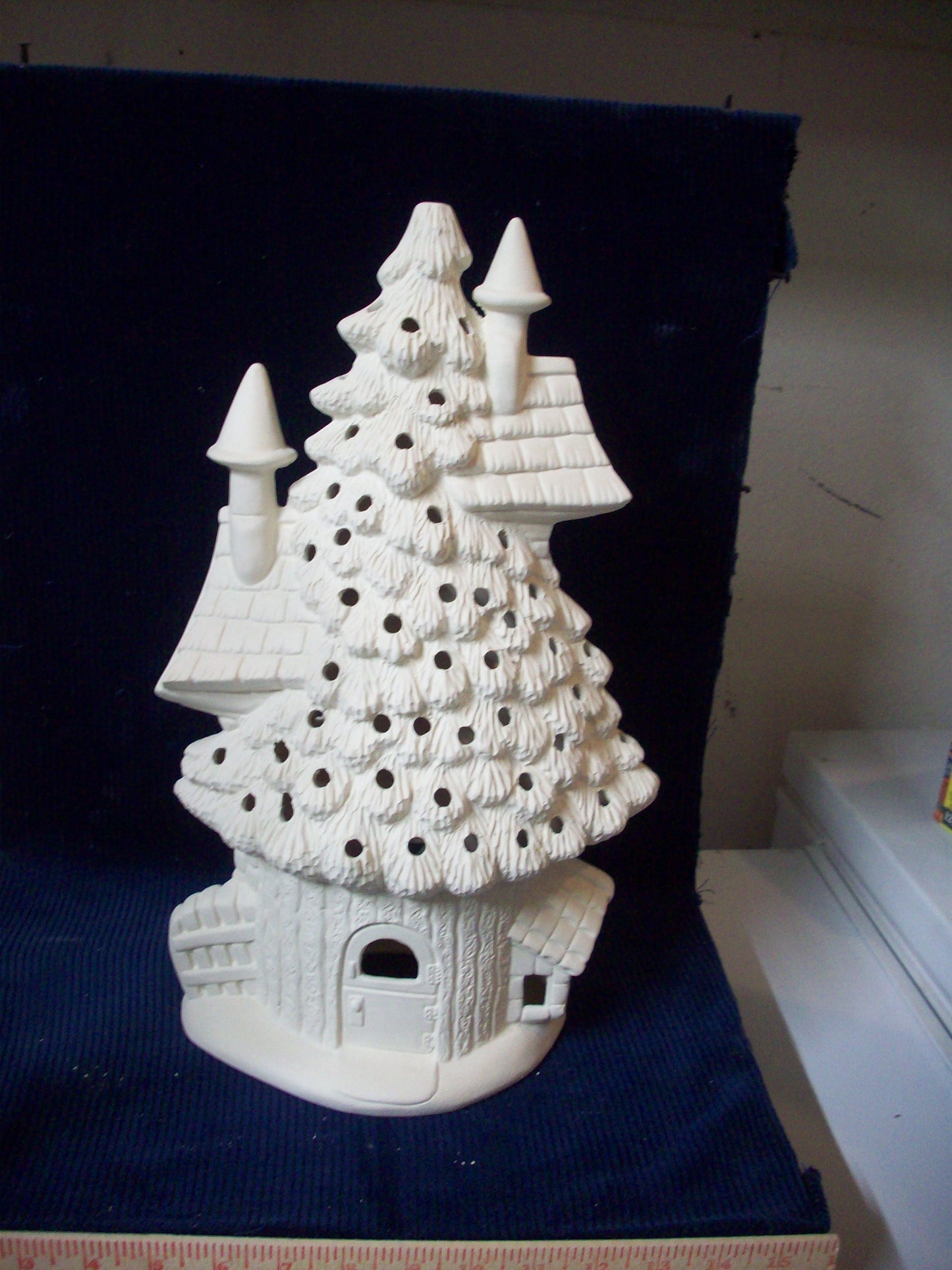 Ceramic Ready To Paint Christmas Grand Spruce Lodge