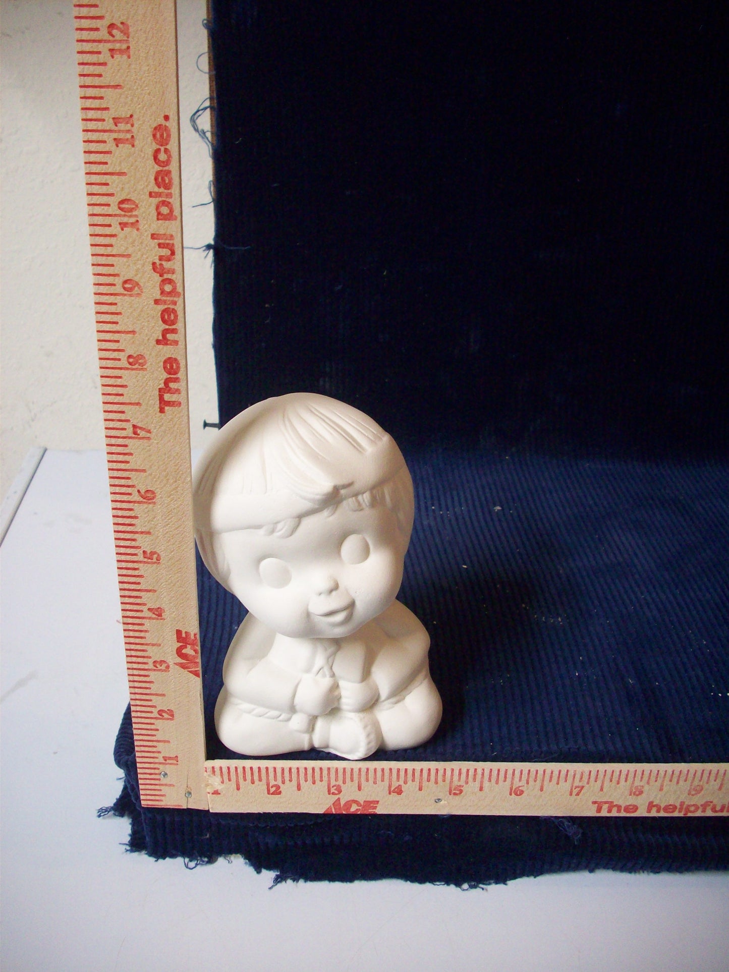 Ceramic Ready To Paint Native American Girl Child