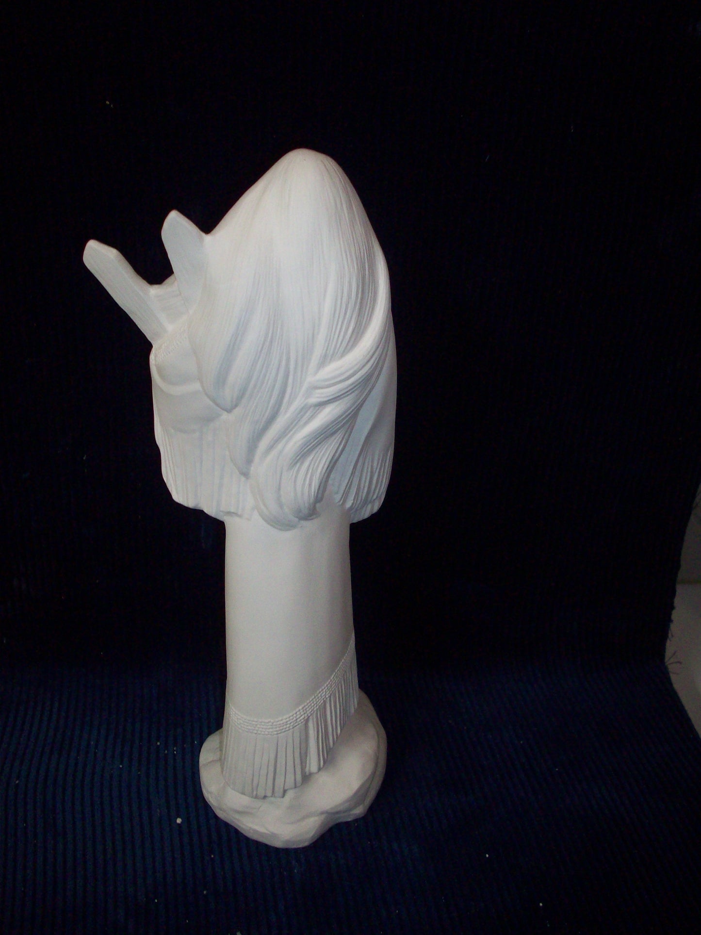 Ceramic Ready To Paint Native American Woman With Child