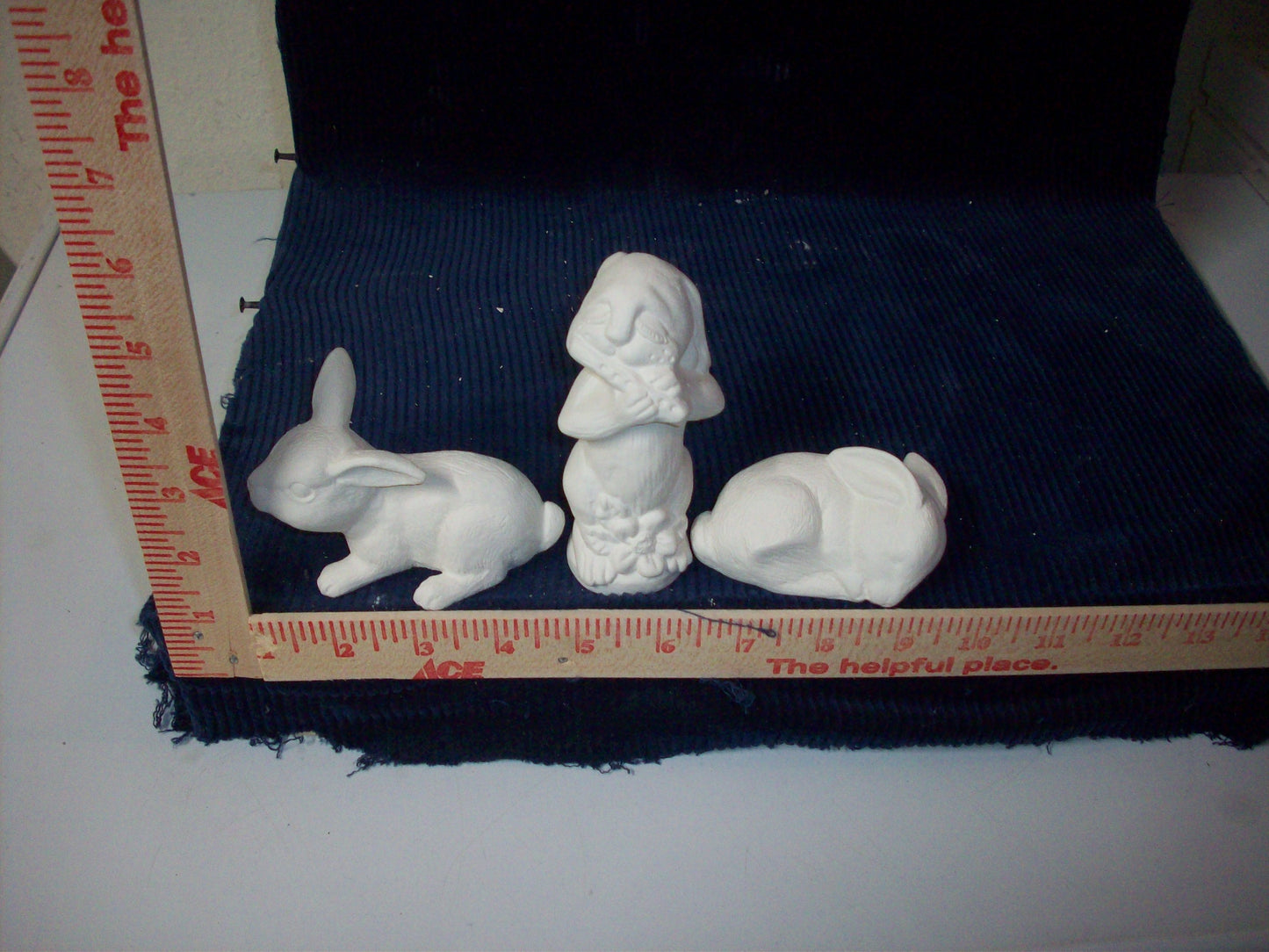 Ready To Paint Set of 3 Bunnies