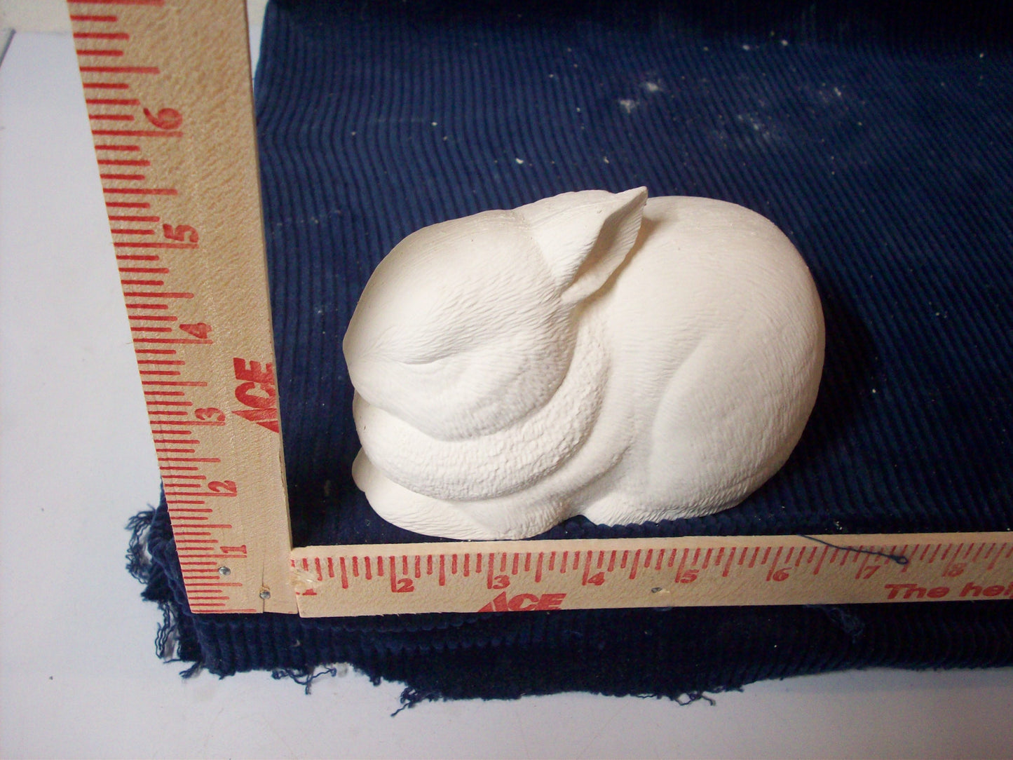 Ceramic Ready To Paint Sleeping Bunny