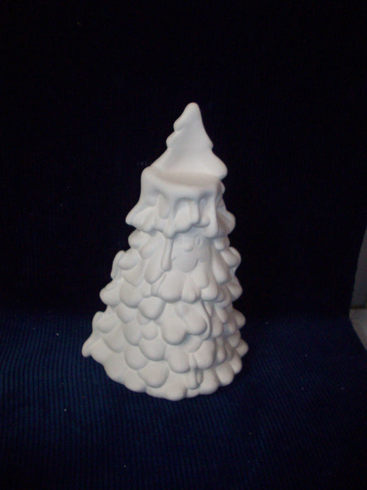 Ceramic Ready To Paint Christmas Tree Candle Dripper