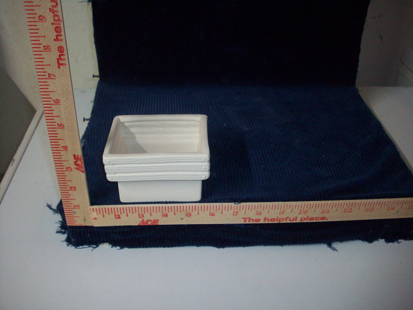 Ceramic Ready To Paint Rails and Planter Insert