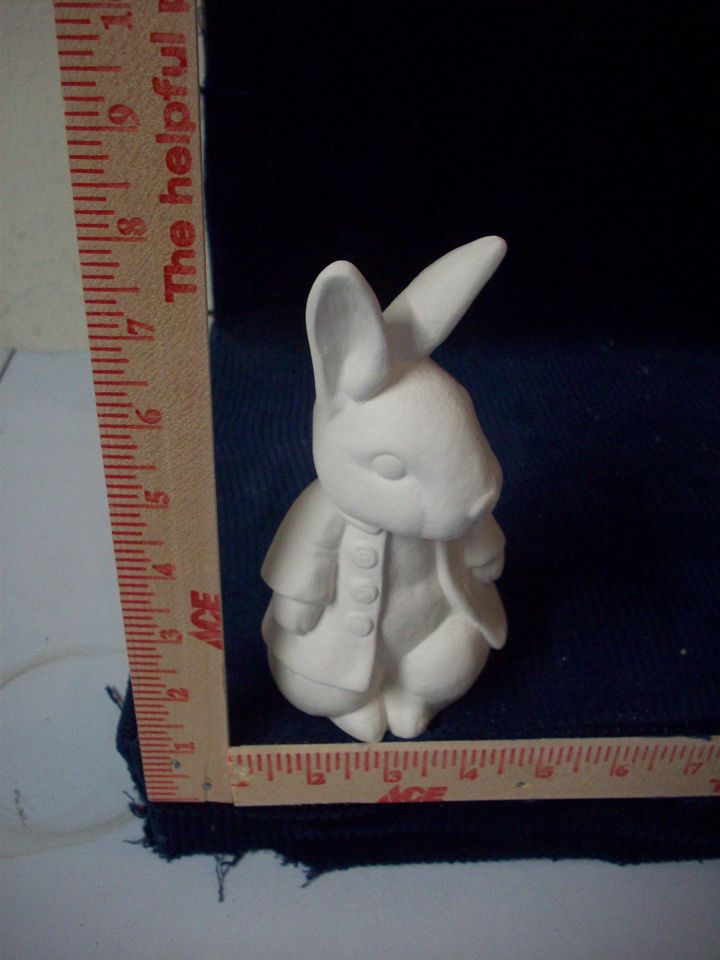 Ceramic Ready To Paint Peter Rabbit with Jacket