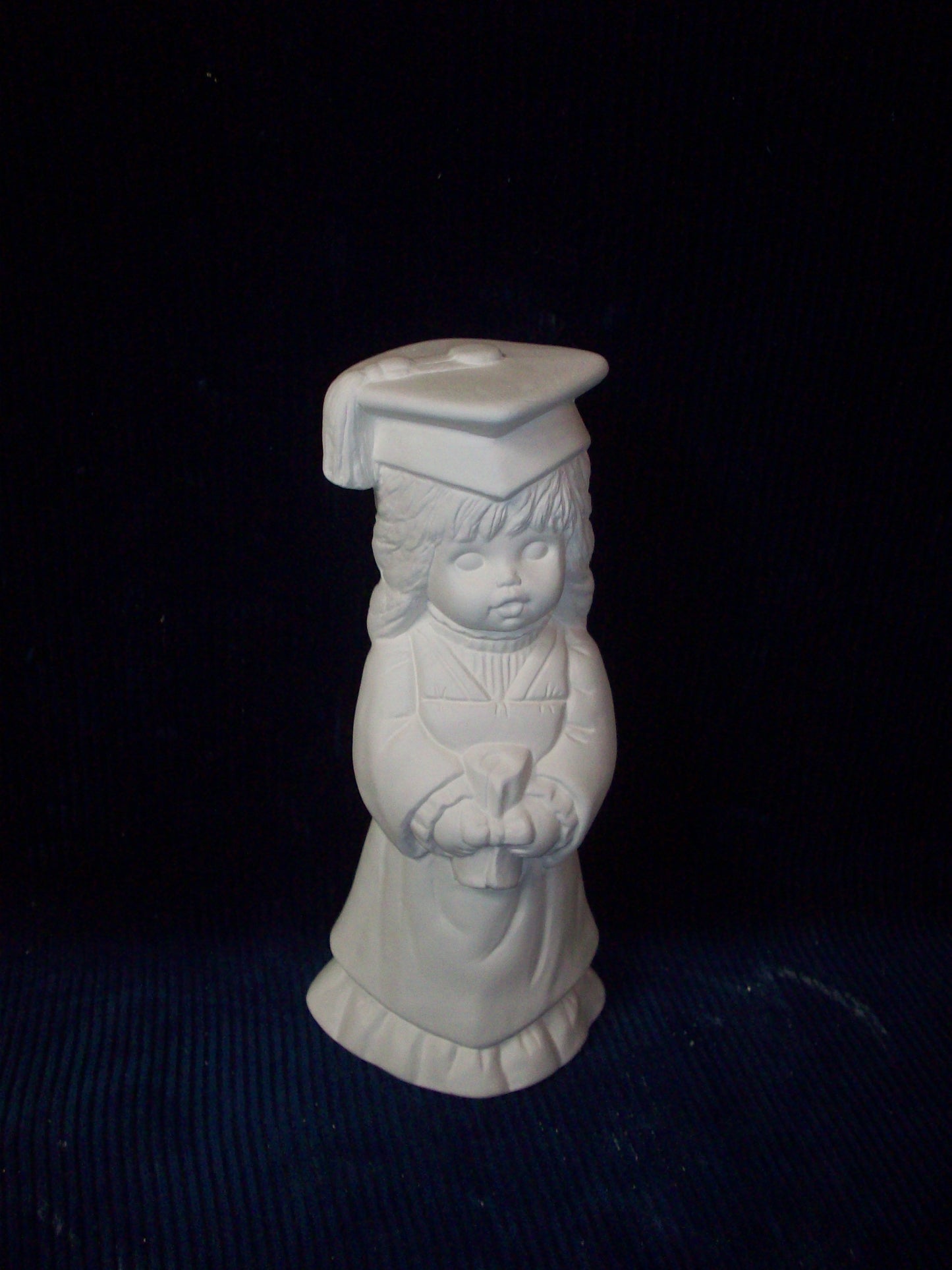 Ceramic Ready To Paint Graduation Girl