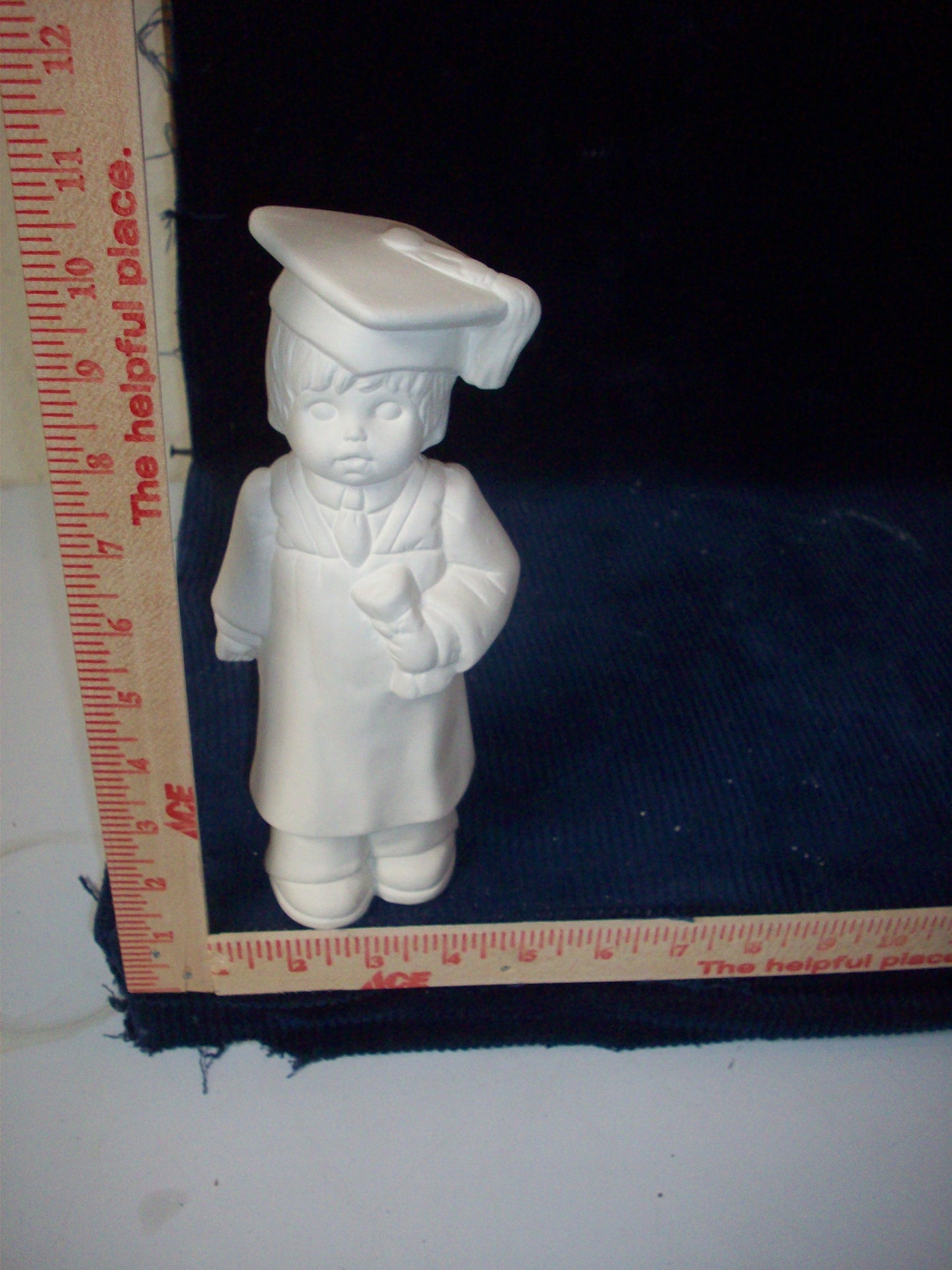 Ceramic Ready To Paint Graduation Boy