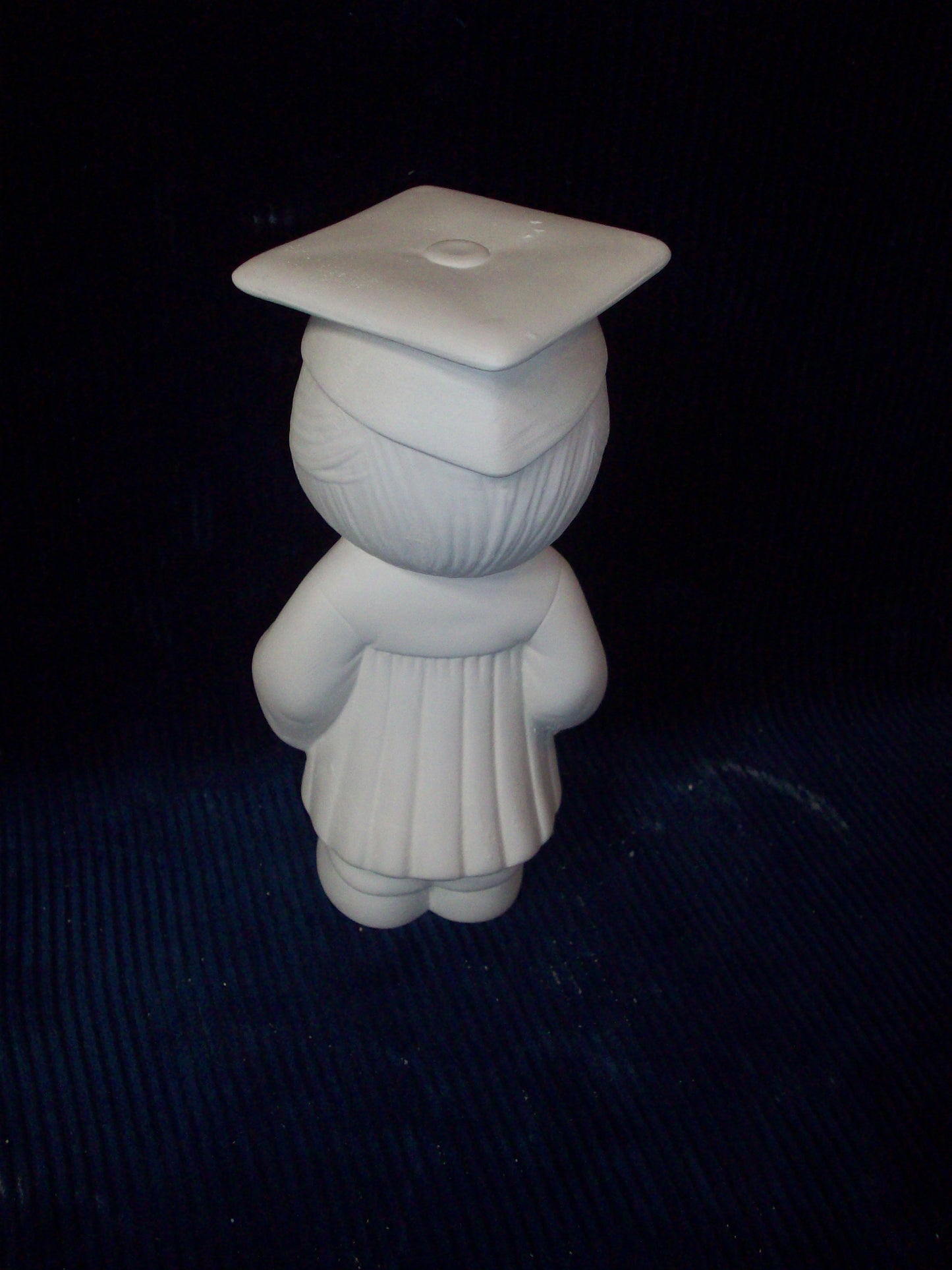 Ceramic Ready To Paint  Graduation Boy Scholar