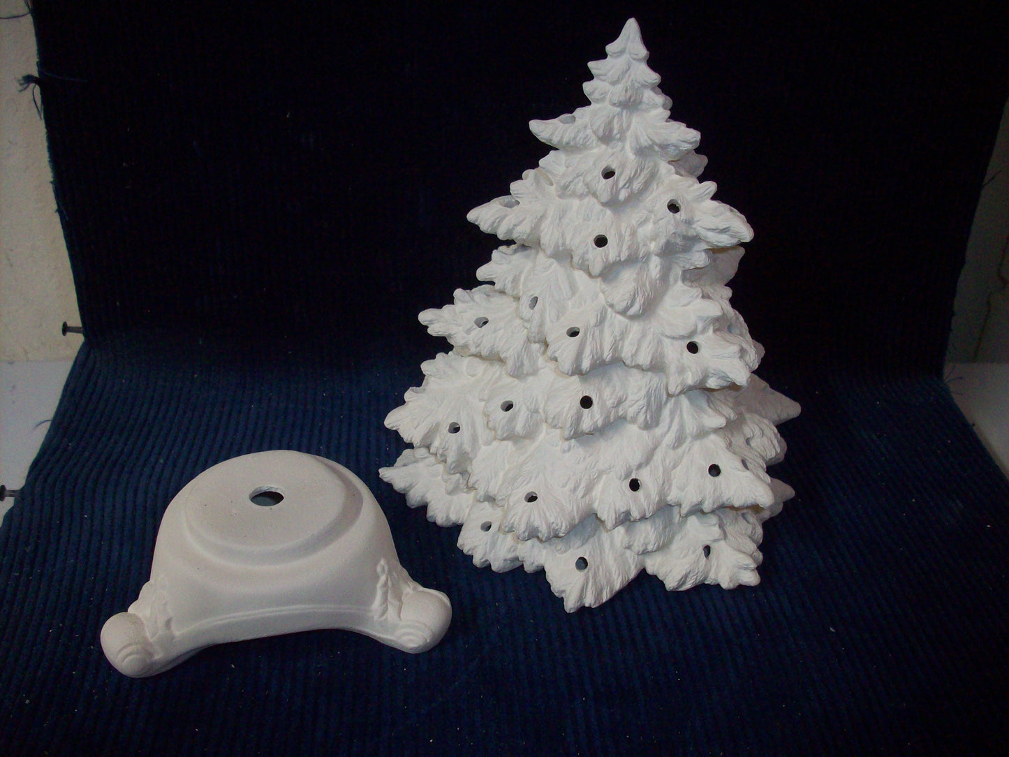 Ready to Paint Small Nowell Frazier Fur Christmas Tree with Base