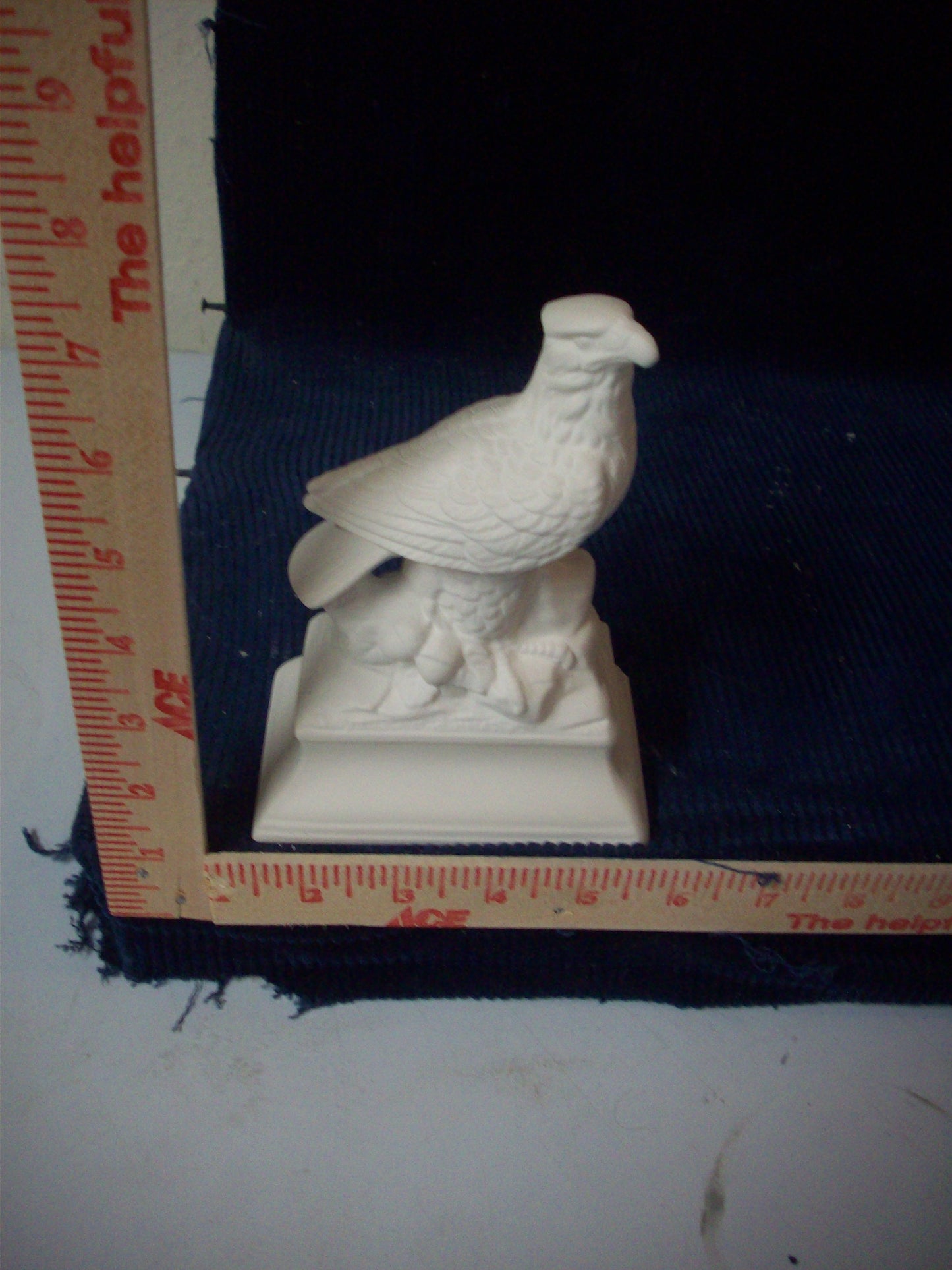 Ceramic Ready To Paint Eagle On Base