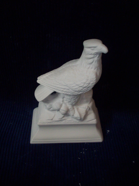 Ceramic Ready To Paint Eagle On Base