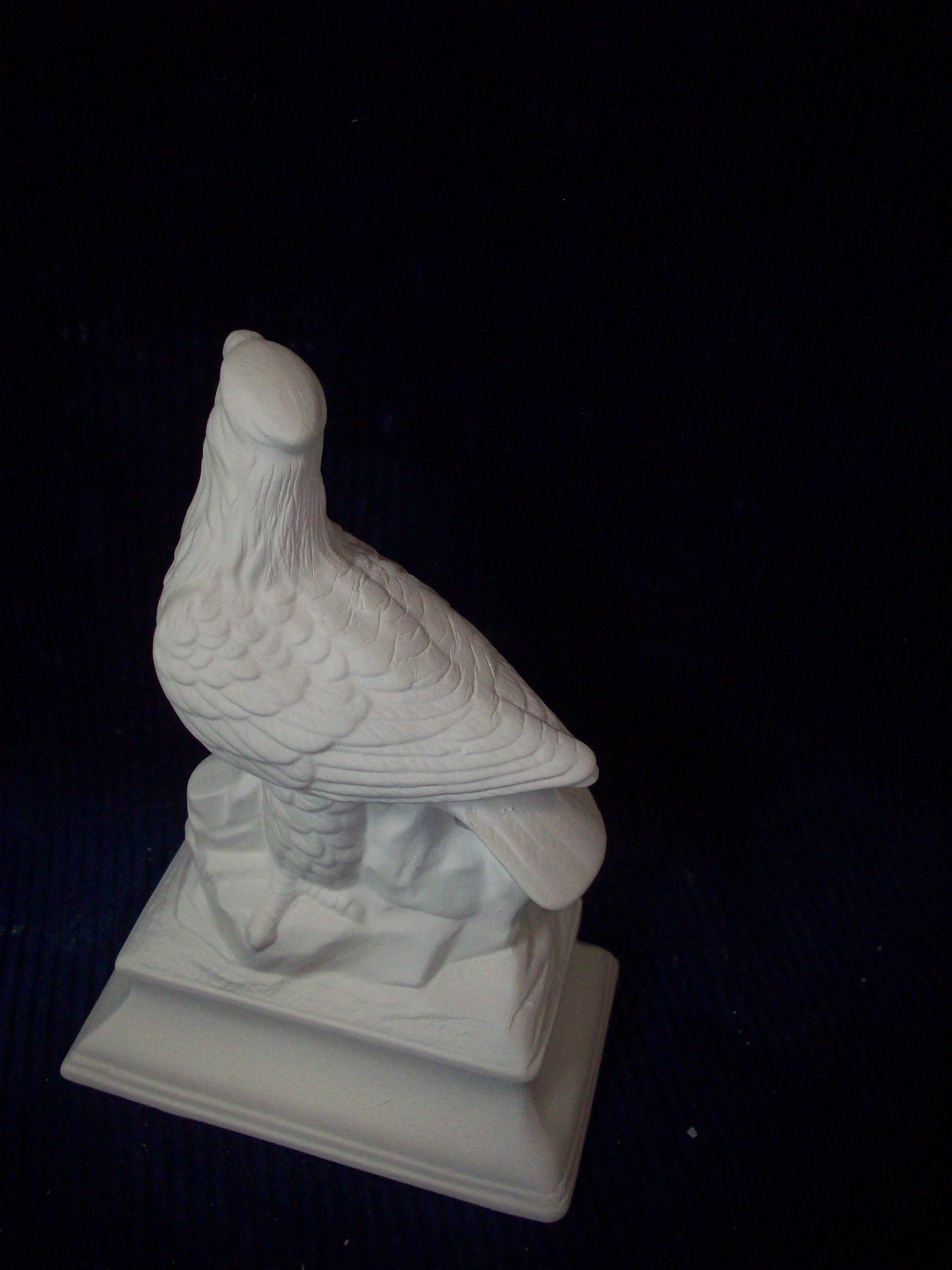 Ceramic Ready To Paint Eagle On Base