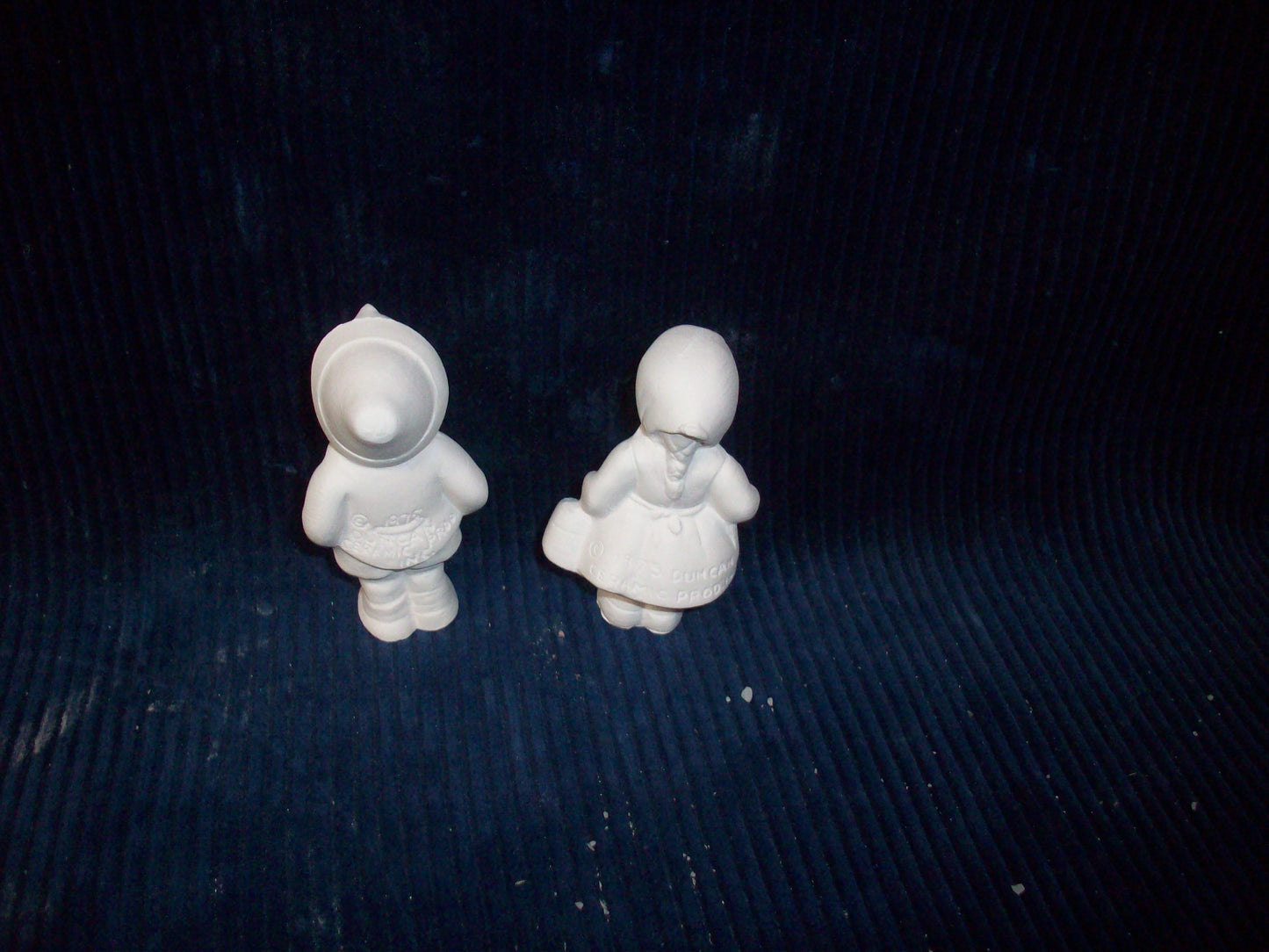 Ceramic Ready To Paint Boy and Girl Hummel