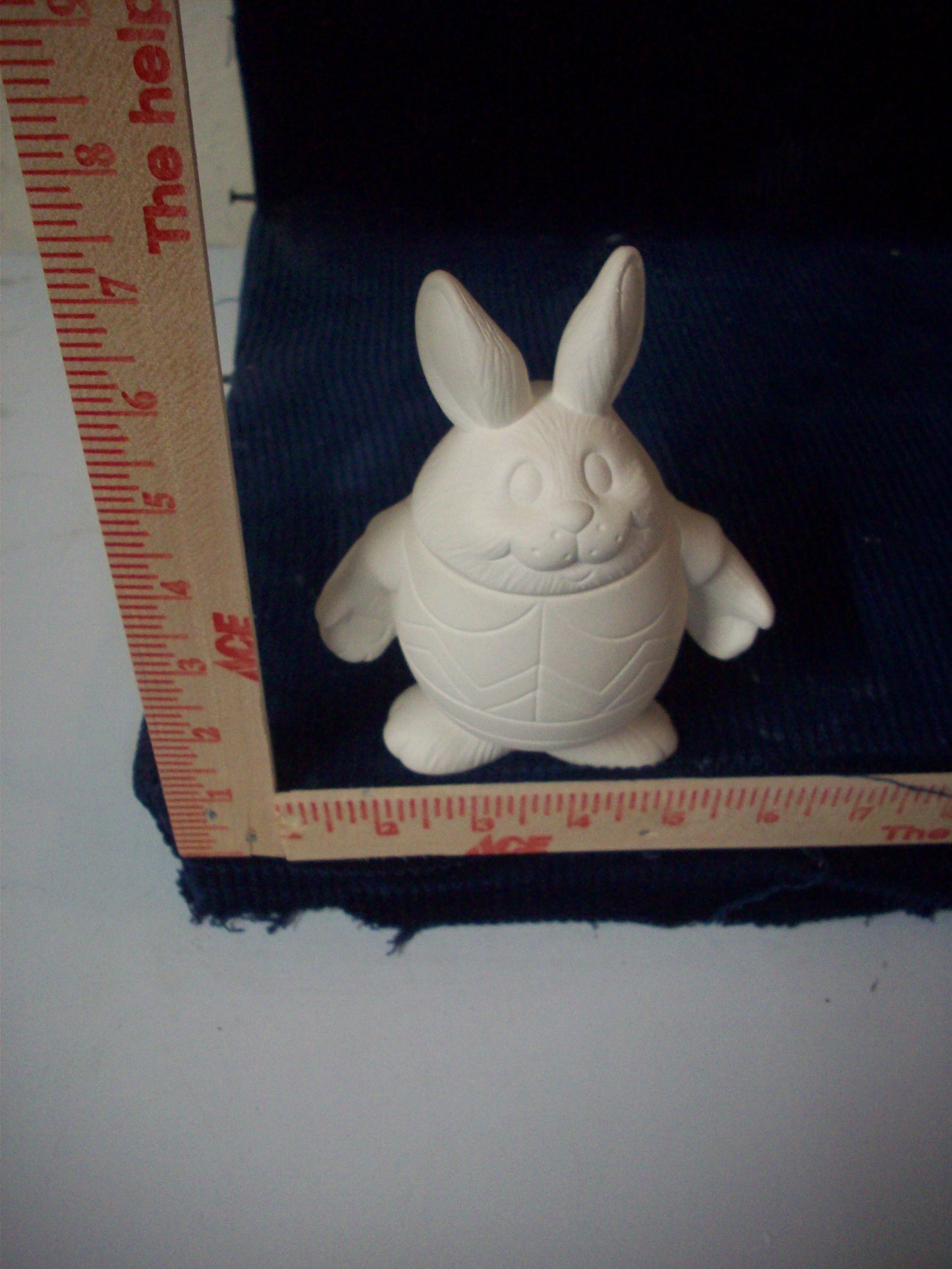 Ceramic Ready To Paint Easter Removable Head Bunny