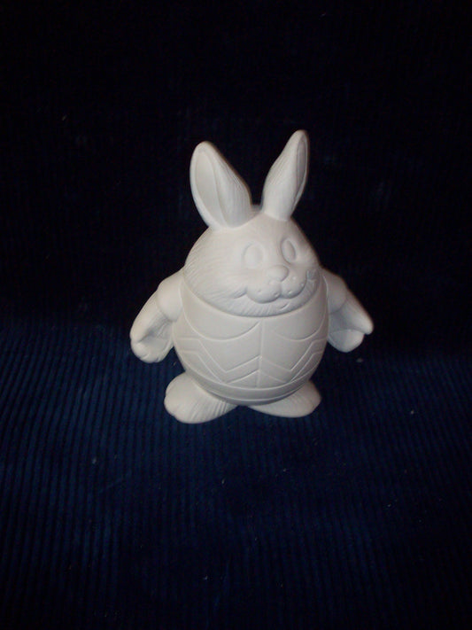 Ceramic Ready To Paint Easter Removable Head Bunny