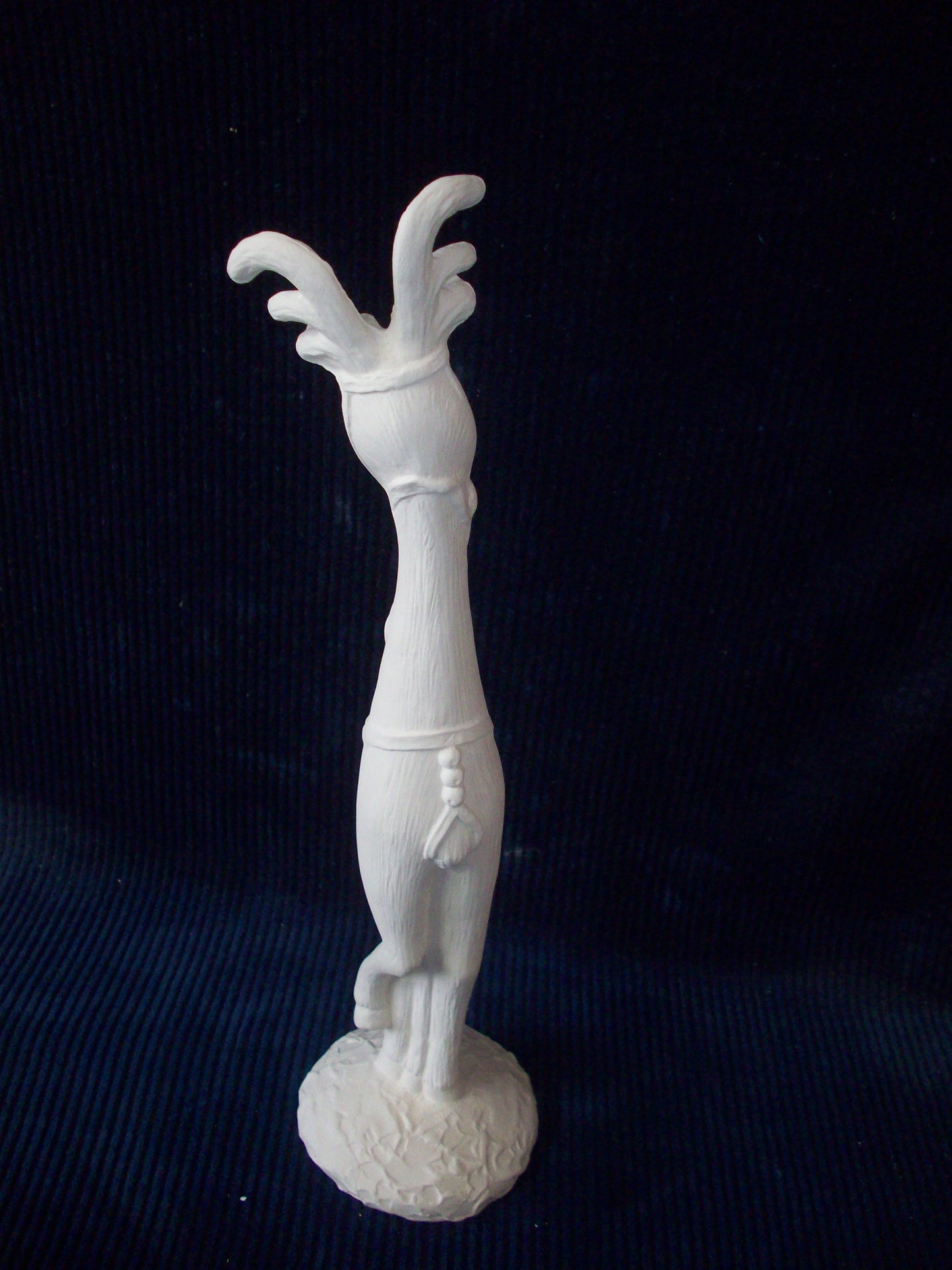 Ceramic Ready To Paint Reindeer Tall on Base