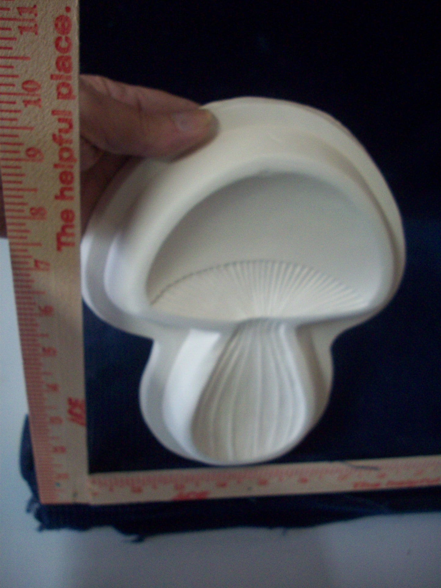 Ceramic Ready To Paint Mushroom Spoon Rest