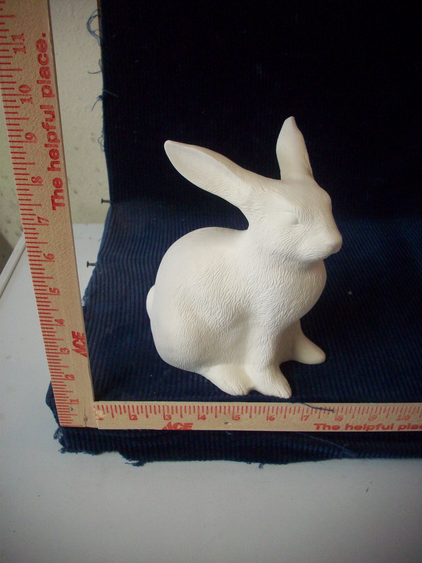 Ceramic Ready To Paint Large Sitting Bunny