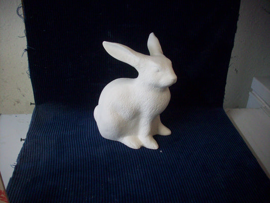 Ceramic Ready To Paint Large Sitting Bunny