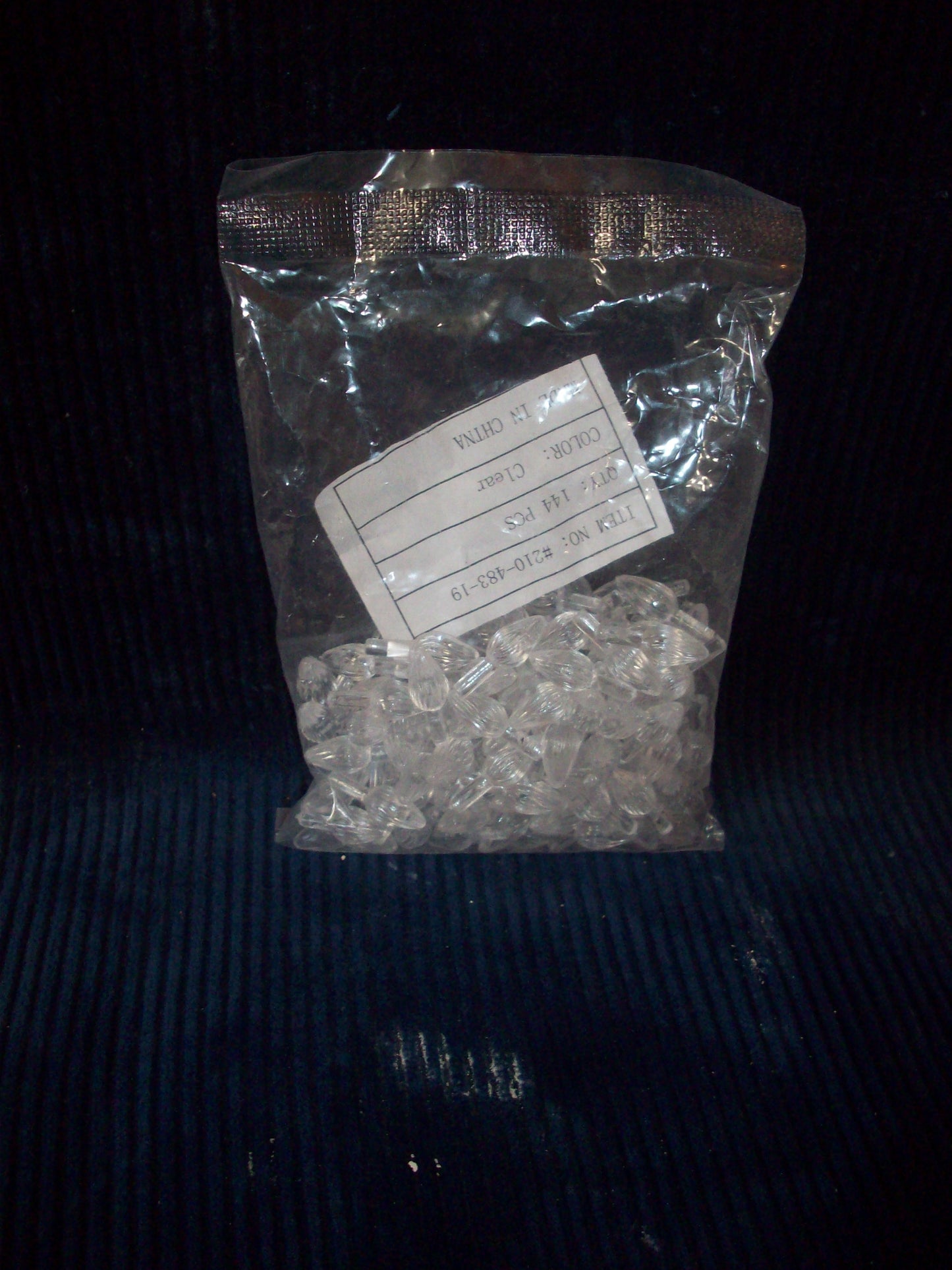 100 Count of Clear Small Twist Bulbs